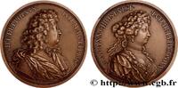 FRANKREICH Médaille, Le dauphin Louis et Marie-Christine, ref LOUIS XIV LE GRAND OU LE ROI SOLEIL Monnaie de Paris n.d. (66,5mm, 146,64g, 12h) -