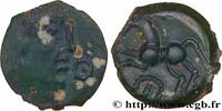 FRANKREICH Bronze VIIRICIVS, classe III GALLIEN - BELGICA - PAGUS CATUSLUGI - Das Heiligtum des BOIS L'ABBÉ (Seine-Maritime) c. 50-40 AC. (17,5mm, 2,71g, 3h) -