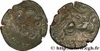 FRANKREICH Statère de billon, classe III au nez en epsilon GALLIEN - ARMORICA - CORIOSOLITÆ (Region die Corseul, Cotes d'Armor) Saint-Brieuc (22) c. 80-50 AC. (21,5mm, 6,67g, 3h) -