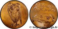 FRANKREICH Médaille animalière - Vautour ANIMAUX Monnaie de Paris 1974 (90,5mm, 275,58g, 12h) -
