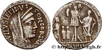 THE REPUBLIC (280 BC to 27 BC) Denier AEMILIA Rome 62 AC. (18mm, 3,65g, 6h) -