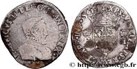FRANKREICH Teston du Dauphiné à la tête nue CHARLES IX. COINAGE AT THE NAME OF HENRY II Grenoble 1561 (30mm, 9,23g, 10h) -