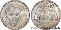 FRANKREICH 100 francs Malraux FUNFTE FRANZOSISCHE REPUBLIK 1997 (31mm, 15g, 6h) -