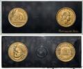 FRANKREICH Boîte de deux essais du concours de 20 centimes, C FUNFTE FRANZOSISCHE REPUBLIK Paris 1961 (23,5mm, g, 6h) -
