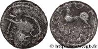 FRANKREICH Denier à la tête casquée GALLIEN - NORDGALLIEN - ÆDUI (BIBRACTE, Region die Mont-Beuvray) Autun (71) c. 80-50 AC. (12,5mm, 1,66g, 11h) -