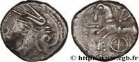 FRANKREICH Denier KALETEDOY à la rouelle GALLIEN - BELGICA - LINGONES (Region die Langres) c. 80-50 AC. (12mm, 1,93g, 12h) -