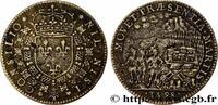 FRANKREICH HENRI IV assiège Amiens PICARDIE - NOBLESSE ET VILLES 1598 (28mm, 4,53g, 6h) -