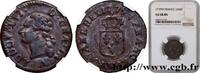 FRANKREICH Liard dit “à l'écu” LOUIS XVI Lille 1779 (23mm, 3,06g, 6h) -