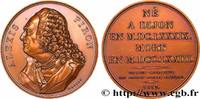 FRANKREICH Médaille, Alexis Piron, refrappe GALERIE MÉTALLIQUE DES GRANDS HOMMES FRANÇAIS (1817) (41mm, 38,41g, 12h) -