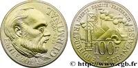 FRANKREICH Essai de 100 francs Émile Zola FUNFTE FRANZOSISCHE REPUBLIK Pessac 1985 (31mm, 15g, 6h) -