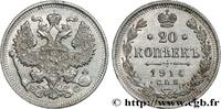 RUSSLAND 20 Kopecks aigle bicéphale RUSSLAND Saint-Petersbourg 1914 (22mm, 3,64g, 12h) -