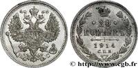 RUSSLAND 20 Kopecks aigle bicéphale RUSSLAND Saint-Petersbourg 1914 (22mm, 3,64g, 12h) -