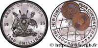 UGANDA 1000 Shillings Proof 20 cent Belgium UGANDA 1999 (38,6mm, 28,92g, 12h) -