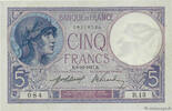 FRANKREICH 5 Francs FEMME CASQUÉE FRANKREICH 5 Francs FEMME CASQUÉE 1917 fST -