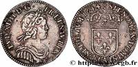 FRANKREICH Douzième d'écu, portrait à la mèche courte LOUIS XIV THE SUN KING Paris, Monnaie de Matignon 1644 (20mm, 2,14g, 6h) -