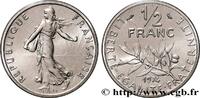 FRANKREICH Piéfort nickel de 1/2 franc Semeuse PIÉFORTS Pessac 1974 (19,5mm, 9g, 6h) -