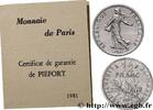 FRANKREICH Piéfort nickel de 1/2 franc Semeuse PIÉFORTS Pessac 1981 (19,5mm, g, 6h) -