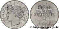 FRANKREICH Essai de 100 francs Fraternité FUNFTE FRANZOSISCHE REPUBLIK Pessac 1988 (31mm, 15g, 6h) -