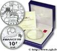 FRANKREICH Belle Épreuve 10 Francs - Brésil GEDENKMÜNZEN VON MONNAIE DE PARIS Paris 1998 (37mm, 22,2g, 6h) -