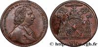FRANKREICH FREDERIC JEROME DE ROYE DE LA ROCHEFOUCAULT, arche BERRY - Villes et Noblesse 1729 (31mm, 9,60g, 6h) -