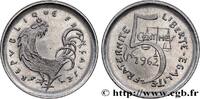 FRANKREICH 5 centimes, second projet de Joly, petit module FUNFTE FRANZOSISCHE REPUBLIK Paris 1962 (19mm, 3,45g, 6h) -
