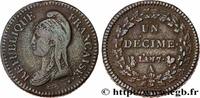 FRANKREICH Un décime Dupré, grand module DIREKTORIUM Paris 1799 (32,85mm, 19,04g, 8h) -