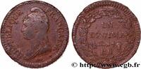 FRANKREICH Un décime Dupré, grand module, sans point après la DIREKTORIUM Strasbourg 1799 (31,51mm, 22,18g, 6h) -