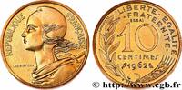 FRANKREICH Essai-piéfort de 10 centimes Marianne PIÉFORTS Paris 1962 (20mm, 5,87g, 12h) -