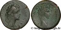 THE ANTONINES (96 AD to 192 AD) Sesterce ANTONINUS PIUS und MARCUS AURELIUS Chypre c. 145-161 (25,5mm, 12,86g, 6h) -