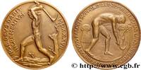 FRANKREICH Médaille, Université de Lausanne UNIVERSITÉS Suisse, Lausanne 1937 (59,5mm, 108,2g, 12h) -