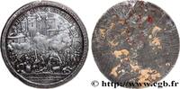 FRANKREICH Médaille, Plomb qui scellait les anneaux enchaînan SIEGE DE LA BASTILLE 1789 (72,5mm, 98,11g, 12h) -