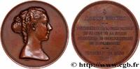 FRANKREICH Médaille, Témoignage de reconnaissance à Madame Co SECOND EMPIRE 1866 (68mm, 157,3g, 12h) -