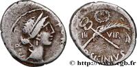 THE REPUBLIC (280 BC to 27 BC) Denier SICINIA Rome 49 AC. (18mm, 3,82g, 3h) -