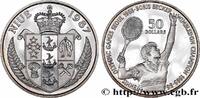 NIUE 50 Dollars Proof Jeux Olympiques de Séoul 1988 : B NIUE 1987 (38,50mm, 27,10g, 12h) -