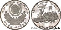 SÜKOREA 5000 Won Proof XXIV olympiade Séoul 1988 tir à la SÜKOREA 1986 (32mm, 16,69g, 12h) -
