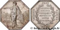 FRANKREICH Assurances mutuelles contre l’incendie (Calvados, ASSURANCES - NORMANDIE 1820 (36mm, 30,42g, 12h) -