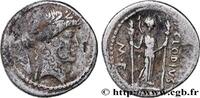 THE REPUBLIC (280 BC to 27 BC) Denier CLAUDIA Rome 42 AC. (18,5mm, 3,69g, 3h) -