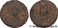 THE EMPIRE FROM ANASTASIUS TO MAURICE TIBERIUS (49 Follis MAURICIUS TIBERIUS Theoupolis (Antioche) 592-593 (28,5mm, 11,08g, 6h) -