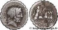 THE REPUBLIC (280 BC to 27 BC) Denier serratus ANTONIA Rome 83-82 AC. (19,5mm, 3,94g, 6h) -
