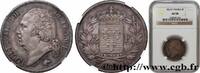 FRANKREICH 2 francs Louis XVIII LUDWIG XVIII Paris 1822 (27mm, g, 6h) -