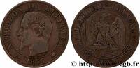 FRANKREICH Cinq centimes Napoléon III, tête nue ZWEITES KAISERREICH Bordeaux 1857 (25mm, 4,70g, 6h) -