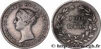 PORTUGAL -MARIE II 100 Réis PORTUGAL -MARIE II 1838 (19mm, 2,87g, 6h) -