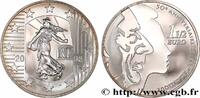 FRANKREICH Belle Épreuve 1 Euro 1/2 LA SEMEUSE - CINQUANTIÈME FRANKREICH Pessac - Monnaie de Paris 2008 (37mm, 22,2g, 12h) -