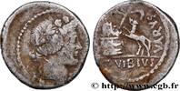 THE REPUBLIC (280 BC to 27 BC) Denier VIBIA Rome 42 AC. (18,5mm, 3,70g, 7h) -