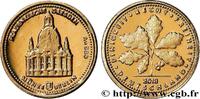 FRANKREICH Médaillette, Église Notre-Dame de Dresde ÉGLISES ET CATHÉDRALES 2013 (0.8mm, 0,28g, 12h) -