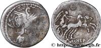 THE REPUBLIC (280 BC to 27 BC) Denier CLAUDIA Rome 110-109 AC. (18mm, 3,86g, 12h) -