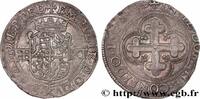 HERZOGTUM SAVOYEN - EMMANUEL PHILIBERT Blanc de 4 sols, 1er type (bianco, o da 4 soldi di HERZOGTUM SAVOYEN - EMMANUEL PHILIBERT Chambéry 1570 (26mm, 4,56g, 6h) -