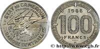 KAMERUN Essai de 100 Francs Etat du Cameroun, commémoratio KAMERUN Paris 1966 (25mm, 12,30g, 6h) -