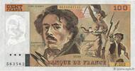 FRANKREICH 100 Francs DELACROIX imprimé en continu FRANKREICH 100 Francs DELACROIX imprimé en continu 1991 SS -