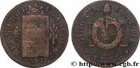 FRANKREICH 1 sol dit à la table de loi NATIONALKONVENT Strasbourg 1793 (29mm, 9,93g, 6h) -